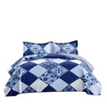 European Style Quilted Printed Microfiber Polyester Three-piece All-Season Customizable Bedding Set Pujiang Bedspread