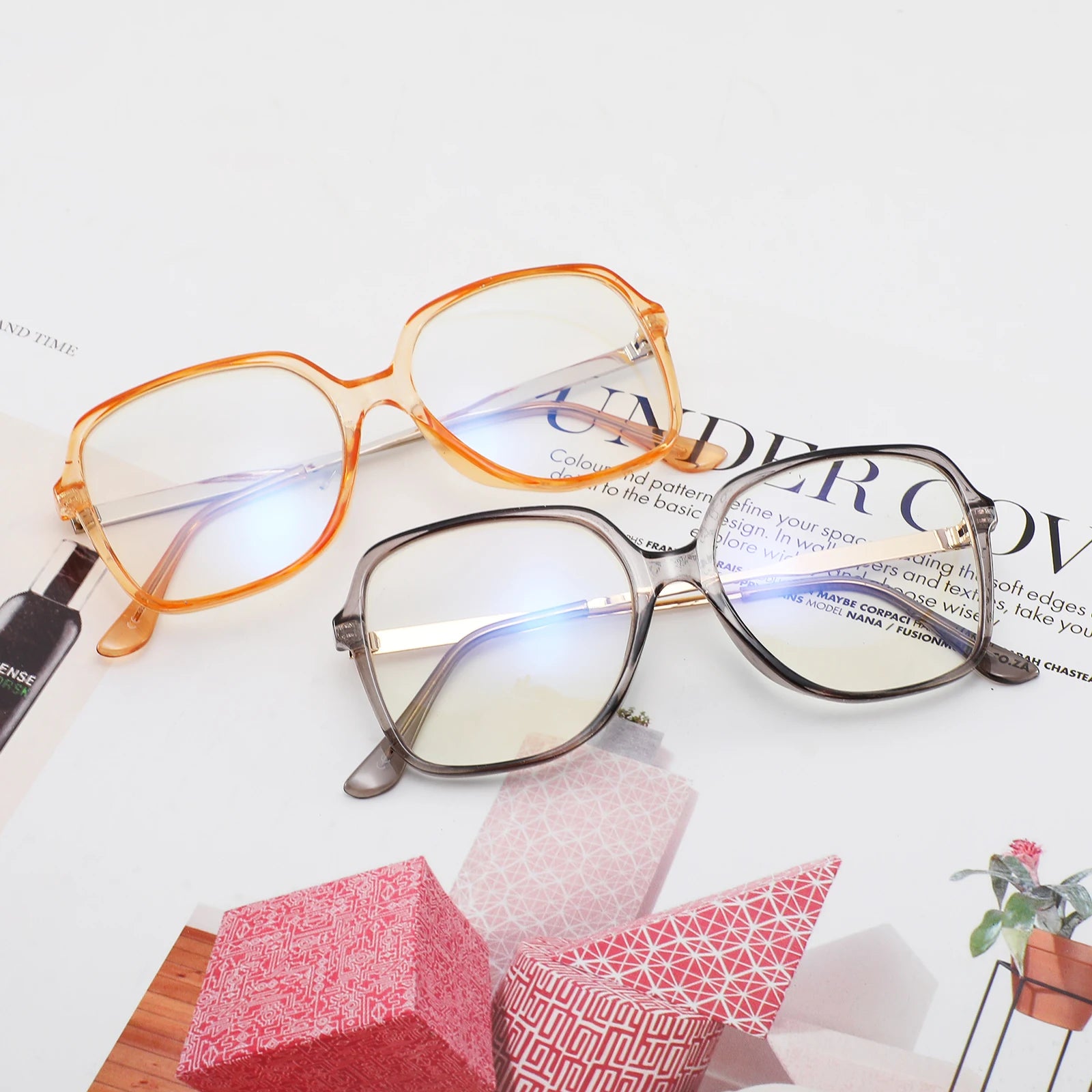 Good Quality 2023 New Fashion Plastic Frame Men Women Anti Blue Light Eyeglasses