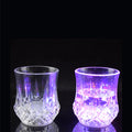 Top Selling 7oz Crystal Faceted PS RGB LED Flashing Lights Bar Disco Night Club Wedding Christmas Ramadan Graduation Party New