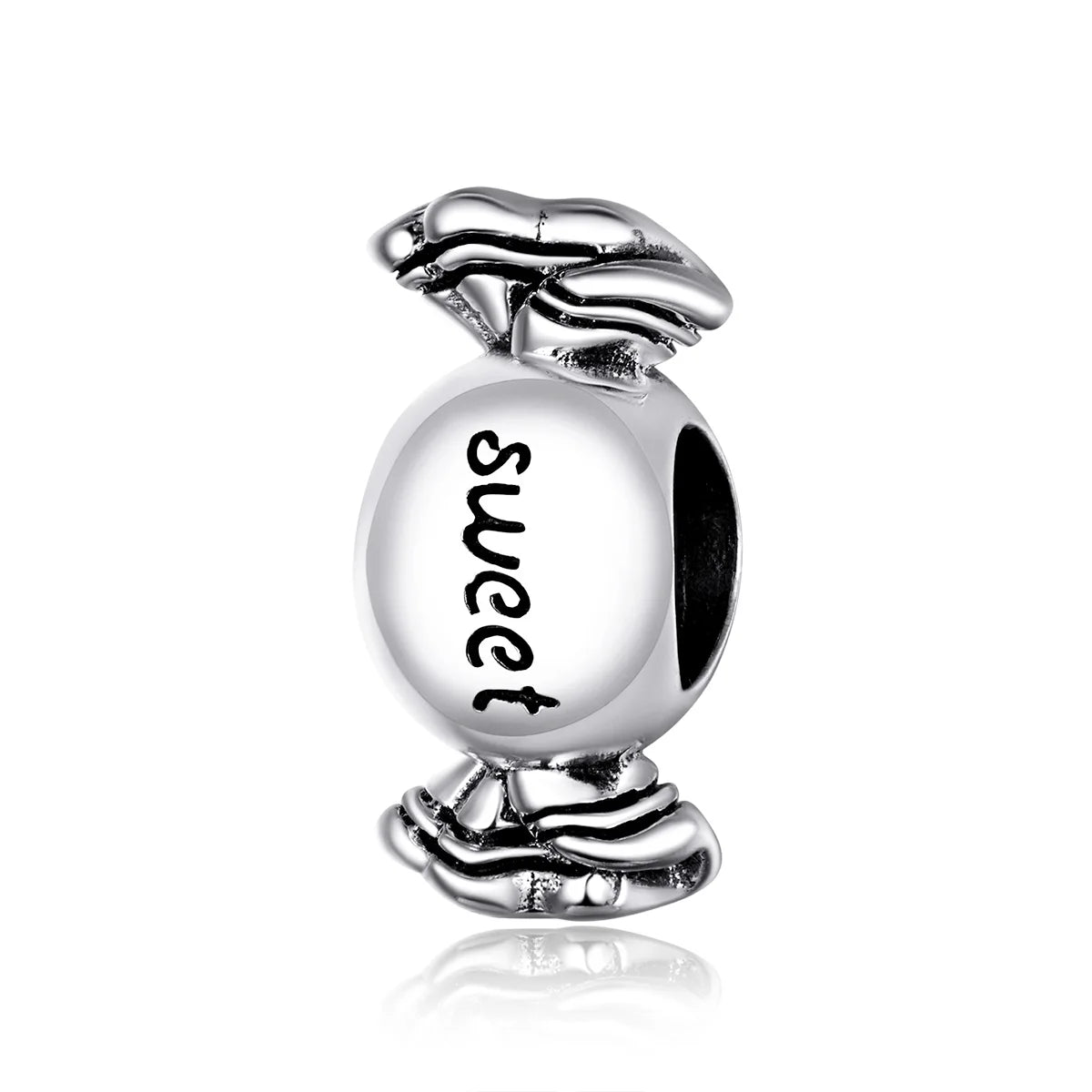 Wholesale Silver 925 Jewelry Sweet Candy Charms for Original Snake Bracelet & Bangle Women Silver Jewelry DIY Making BSC353