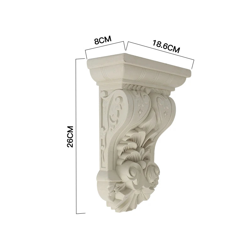 Wholesale Modern ABS European Style Interior and Exterior Decorative Brackets Corbels Carved Exotic Corbels for Home Decoration