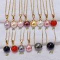 Streetwear Nature Baroque Freshwater Pearl Choker Necklace Stainless Steel Gold Plating Women Men Pearl Necklace Jewelry OEM