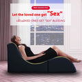 Modern Acacia Bedroom Chaise Lounge Versatile S-Shaped Romantic Sofa Flirting Recliner for Hotel Couples Fun Beauty Bed