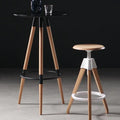 BILIDO Luxury Mobile Backyard Coffee Shop Nook Home Standing Tripod Bar Table and Stool