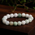 GT 10mm Gold Plated Jade Rose Flower for Bracelet Retro Chinese Style Beaded Bracelets for Women Men Trendy Agate Main for