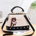 2025 Brand Custom Private Label All Pu Leather Luxury Colourful Ladies Sling Tote Handbags