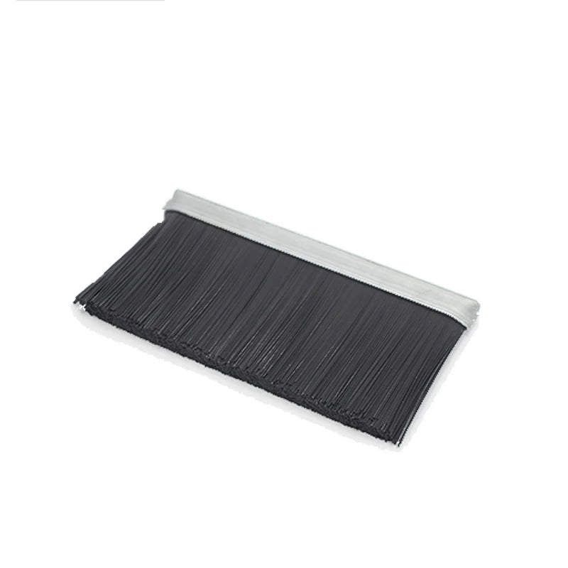 Industrial Grade PET Hard Bristle Strip Brush OEM Customizable for Mechanical Floor Cleaning and Dustproof Purpose