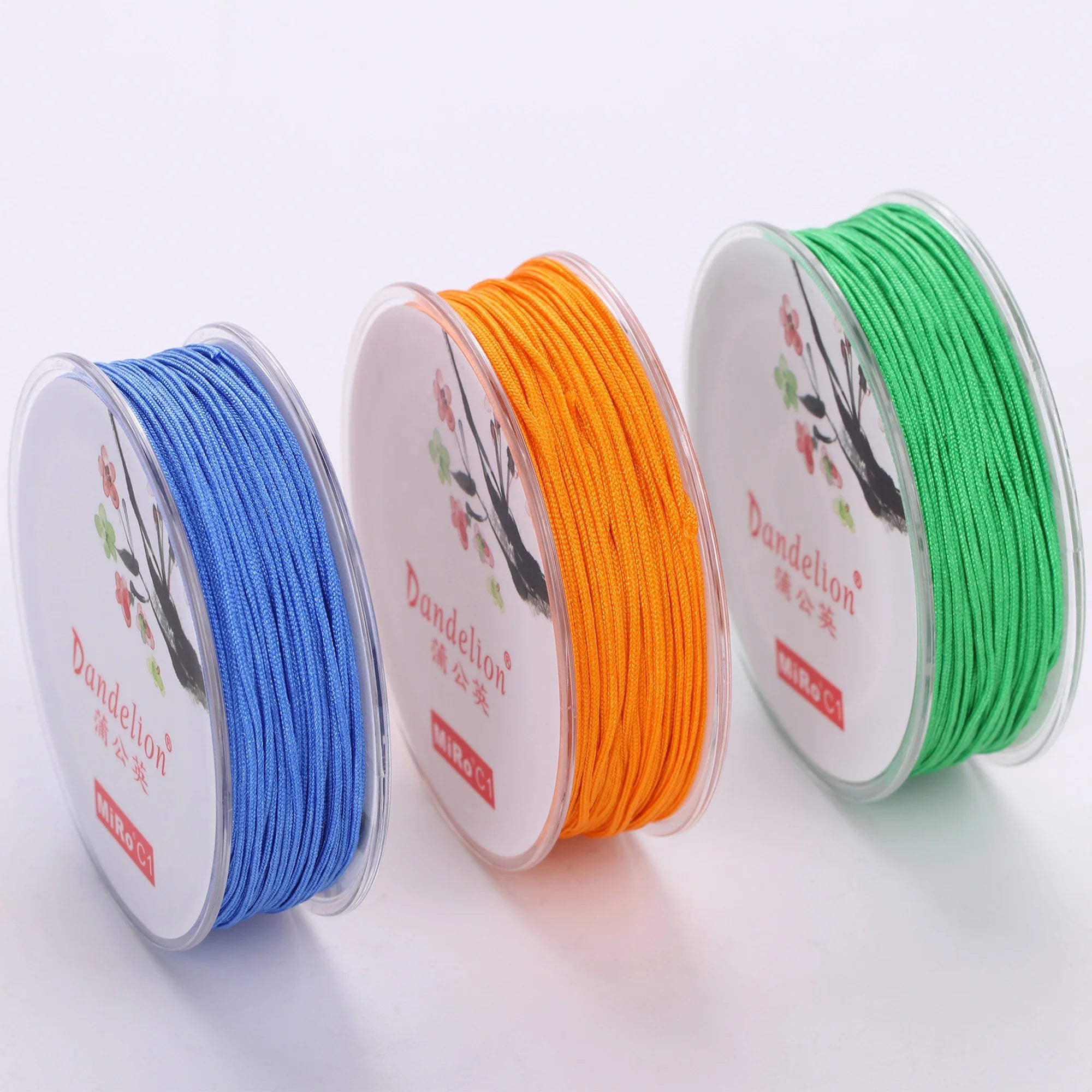 C1 0.5mm 001#~060#Color Nylon Lanyard Jewelry Cord Beading Thread Bracelet and Necklace Material 120 Colors