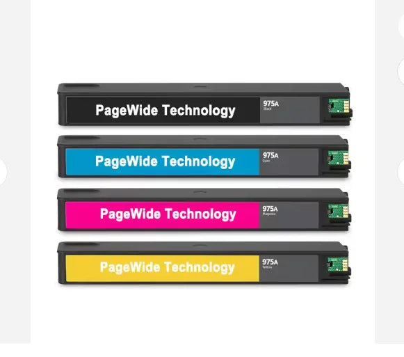 Ocbestjet 975 975A Compatible Ink Cartridge for HP PageWide 352dw 377dw Dn 452dw 452dn 477dn 477dw 552dw 577z 577 Printer