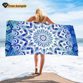 Beach Towel Large Size Customized Bath Digital Heat Transfer Printed Compressed Novelty Design Water Absorbent Quick Dry