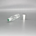 DIY Factory Price 10ml Glass Essential Oil Roll on Bottle Gemstone Roller Bottle with Bamboo Lid