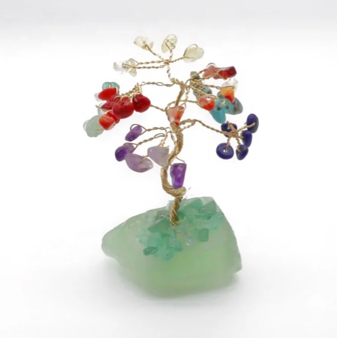 7 Chakra Tree of Life Crystal Decor Natural Healing Feng Shui Spiritual Gift for Housewarming Calming Decor