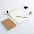 QY G3009 Customized Magnetic Pure Color Kraft Paper Self-Adhesive Notepad Notebook Blank Photo/Draft/Sketch/Graffiti Book