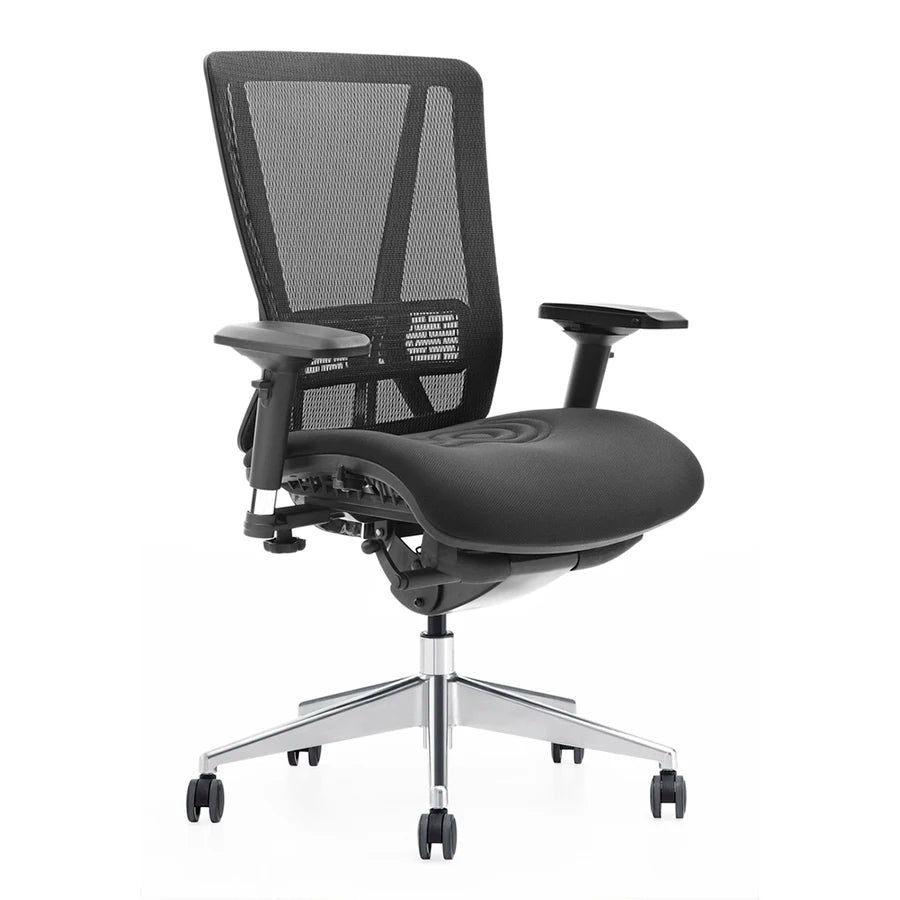 Modern Luxury for T-086B-M Executive Commercial Office Chair Adjustable Headrest Ergonomic Swivel Mesh Fabric 5-Year Warranty