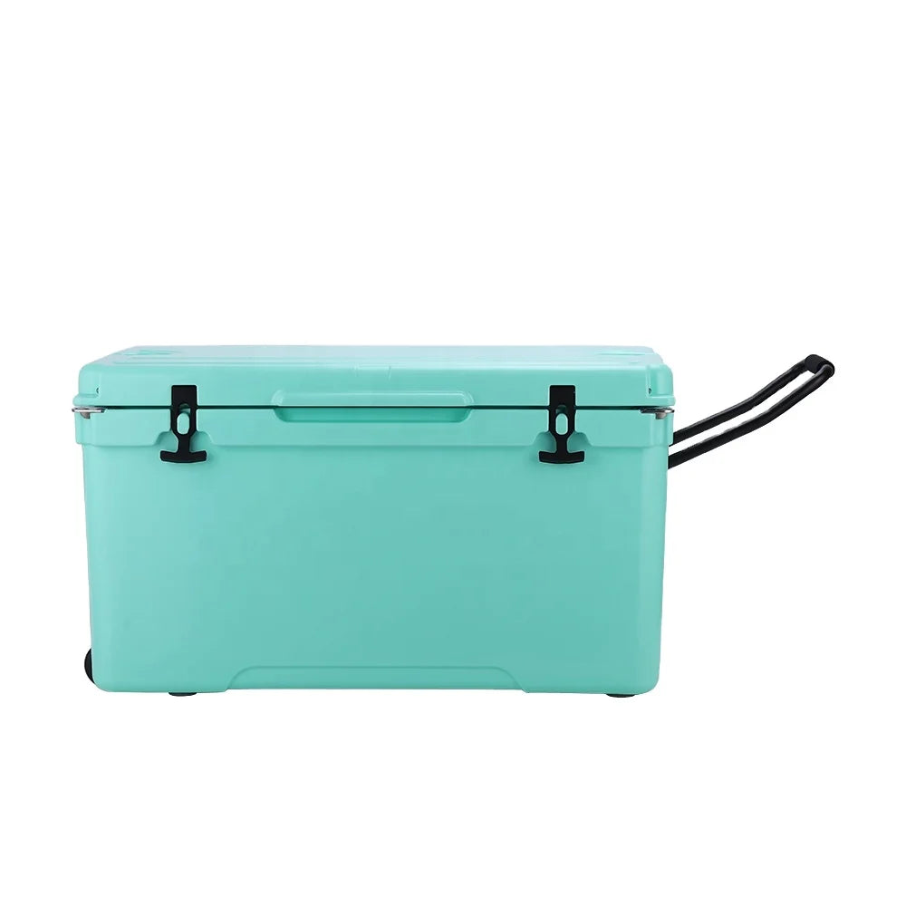 2021 NEW 120qt RTIC Rotomolded Cooler Box with Wheels and Handles for Storing Cold Food and Ice