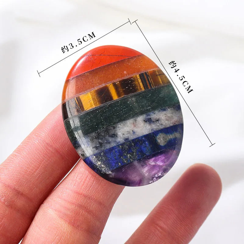 Diy Diy Natural Gemstone Worry Stone Necklace for Spiritual Mediation