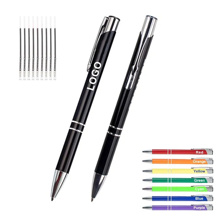 Luxury Promotional Metal Ball Pen With Logo Customized Advertising Ballpoint Pen Engraving Personalized Gift Metal Ball Pen