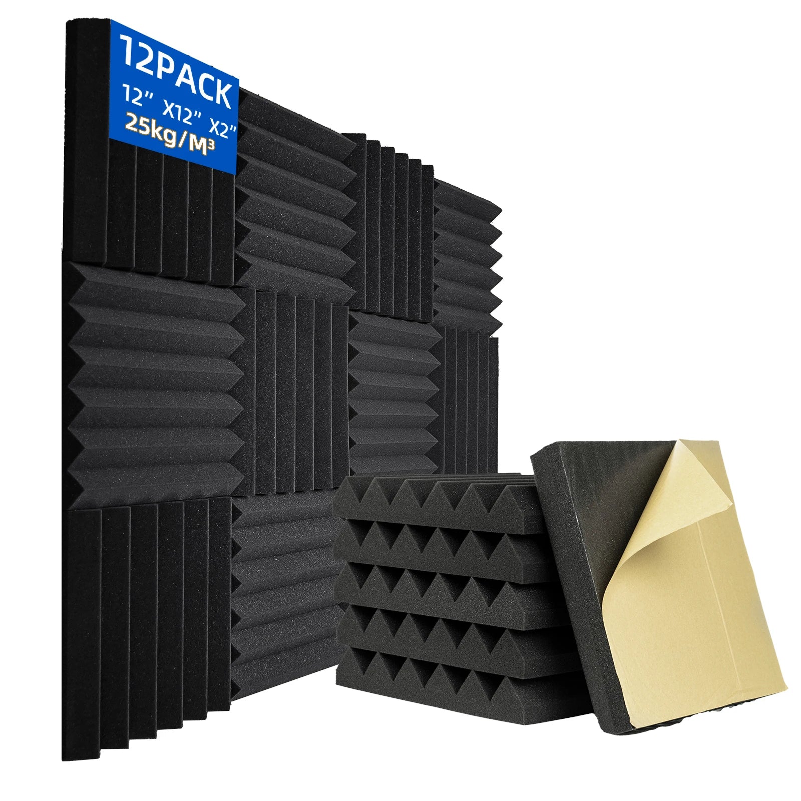 Acoustic Treatment Proofing Sound-absorbing Foam Wedge Soundproof Wall Foam