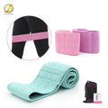 NQ SPORTS Eco Friendly Fabric Resistance Hip Band Glutes Hip Building Bands Pink Training Loop Hip Stretch Resistance Bands