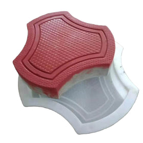 Renfa White Plastic Paver Mold for Concrete Block Pavement Floor Road Construction