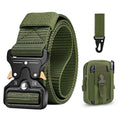 Kongbo Outdoor Heavy Duty Buckle Tactical Molle Pouch and Hooks Tactical Belt