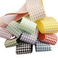Lace Plaid Strap Cake Baking DIY Bow Webbing Diy Hair Accessories Clip Hat Shoe Flower Gift Packing Bouquet Tooth Edge Ribbons