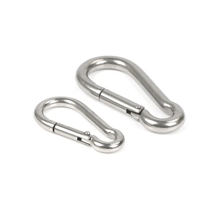 304 Stainless Steel Carabiner Hook for Outdoor Keychain M4 M5 M6 M7 M8 M9 M10 M11 M12 M13 M14