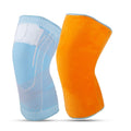 JRHX001 OLLAS 3D Nylon Knitted Knee Brace Wth Adjustable Straps Compression Knee Pads for Running  Fleece Knee Pads