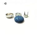 Hat Raw Material Factory 15mm Cap Button Fabric Covered Baseball Button