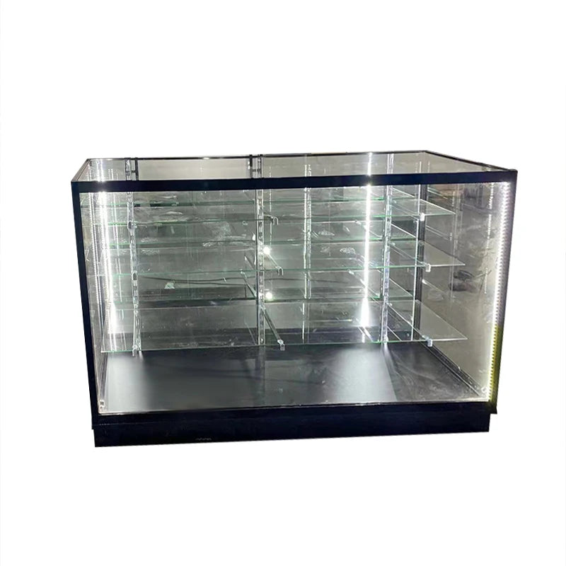 New Design Toy Collection Store Display Aluminum Frame Glass showcase