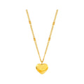 Fancy Chain Necklace Love Heart Pendant Cute Animal Head Titanium Steel Fashion Glossy Simple Temperament Stainless Steel