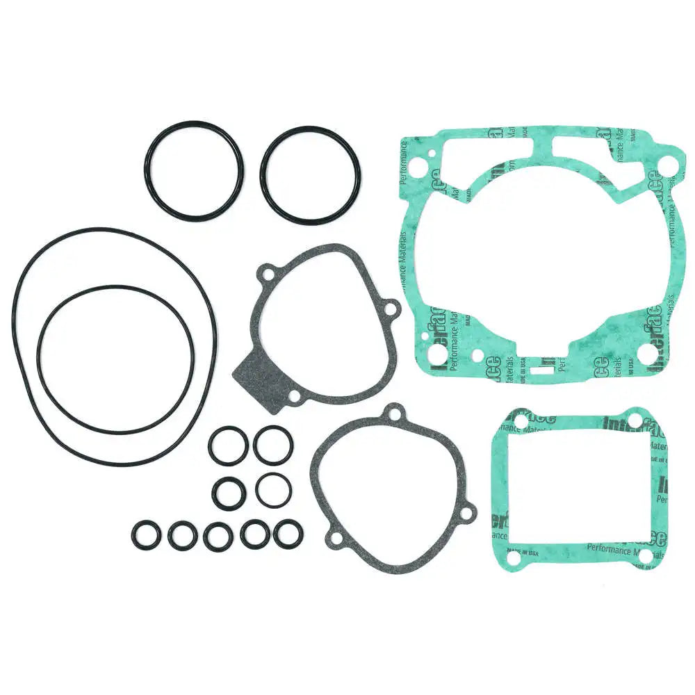 Nrteam Husaberg TE 250 11-14 Flange and Ring Gaskets Top Stainless Steel Graphite PTFE Fiber Flat Shape Top Gaskets