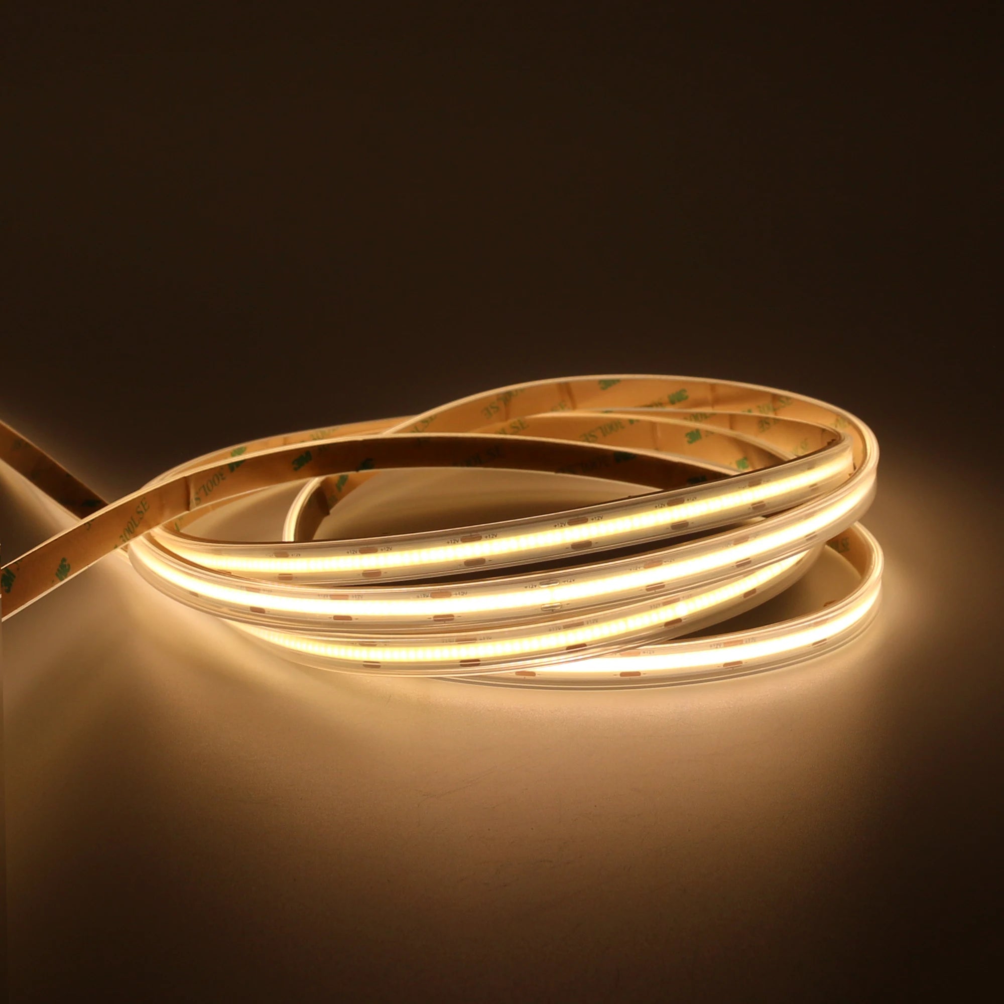 Ultra Thin Silicone Diffuser 480led/m Slim Led Strip LED COB Strip Light Smart 110v Led Strip 90 Copper IP67 IP68 Waterproof 8mm