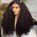Wholesale 100 Natural Human Hair WigLace Front Natural Human Hair Wigs Super Double DrawnBlack Women Use Pixie Curls Wig