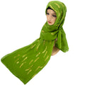 Wholesale Custom Made Hot Flower Cotton Hijab Scarf Muslim Hijab Hot Selling Scarf Cotton Hijab