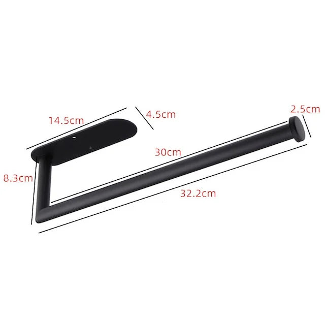 Luxury Bathroom Tissue Holder Wall Mount Stainless Steel Self-Adhesive Paper Towel Holder Toilet Roll Holder