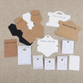 Fashion Jewelry Earring Cards Custom Printed Eco Friendly Paper Jewellery Packaging Display Card With logo