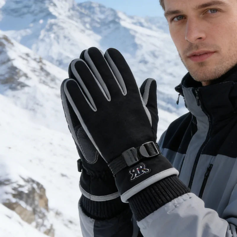 Cheap Touch Screen Warm Outdoor Sports Men Windproof Waterproof Ski Gloves for Winter