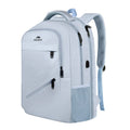 Best Professional Slim Light Blue Lightweight Water Resistant 17in Laptop Backpack for Women Guys