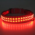 2024 Custom Pet Accessories Led Luminous Flashing Dog Necklace Collar Glowing in Dark Rechargeable Light up Dog Collar