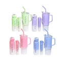 Hot 40oz/24oz/8oz Custom Outdoor 3-in-1 Tripartite Travel AS  Plastic Cups With Handle Straw Lid for Tumbler Direct Drinking