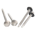 Stainless Steel 304 410 Hex Tek Screws Galvanized Hex Head Self Drilling Screw Bimetal Tips with EPDM Rubber Washer