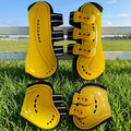 New Equestrian Horse Neoprene Tendon Boots with Air Hole PU Hard Shell for Horse's Leg Protection Product No.8 MegaBDM