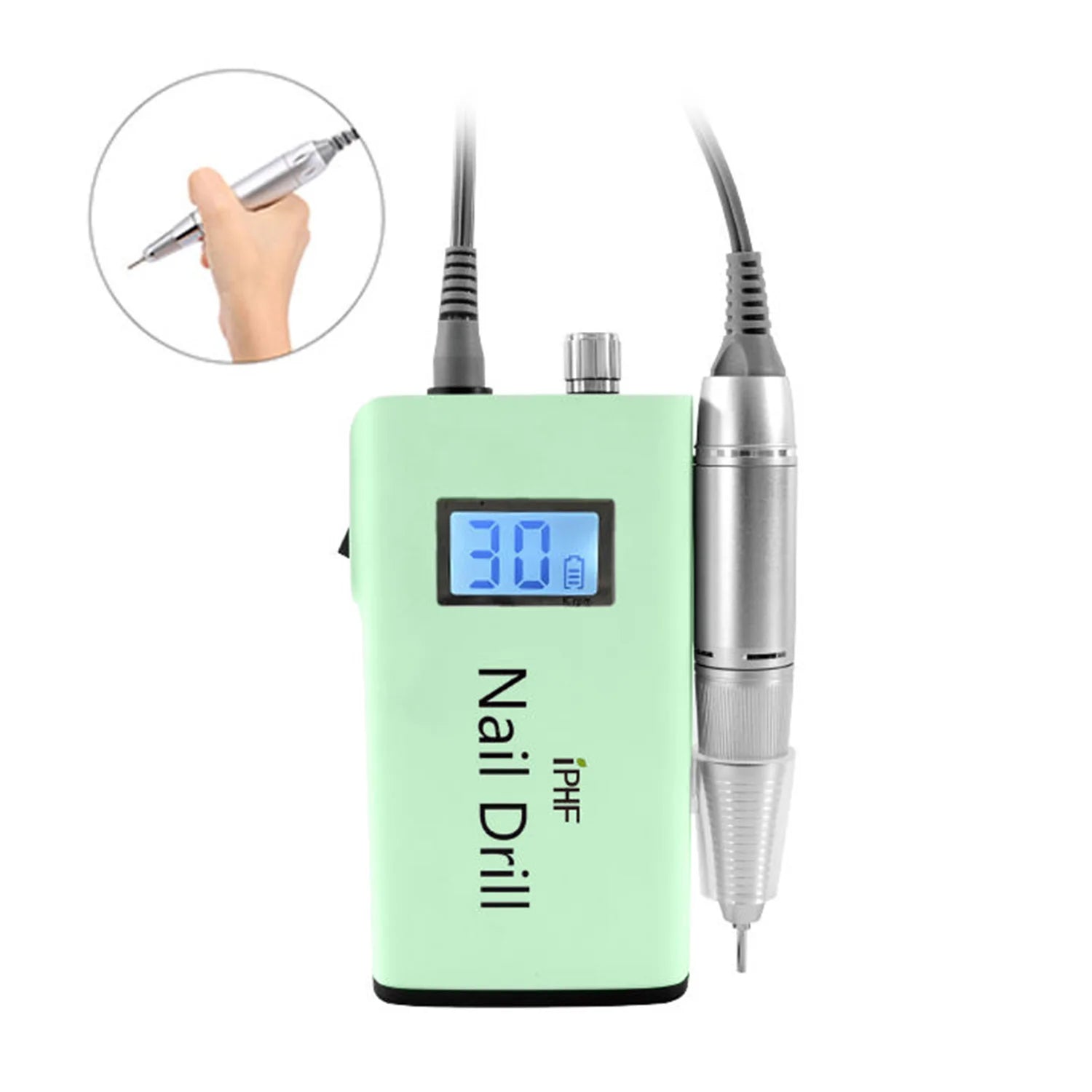 Nail Drill Machine 35000rpm Professional Mini Portable Nail Drill Rechargeable