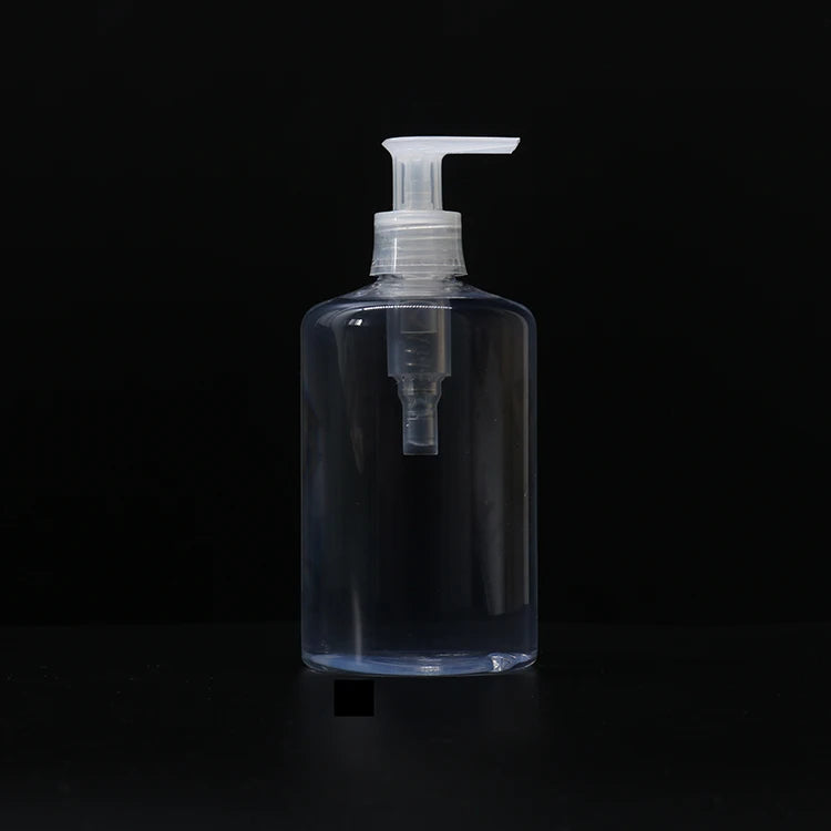 380ml Round PET Plastic Pump Bottle Empty Hand Wash Facia Body Cosmetic Skin Gel Lotion Antibacterial with Pump Sprayer