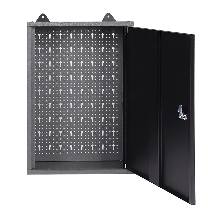 JZD Wall-Mounted One Door Locker Iron Tool Chest with Organizer Panel for Storage in Office Tools Storage