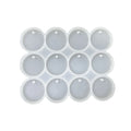 Drop Glue Mold 12 Round Keychain Silicone Mold Home Accessories for DIY Handmade