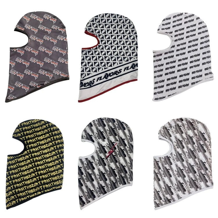 Wholesale Sublimated Full Face Balaclava Custom Logo Design Ski Mask Balaclava