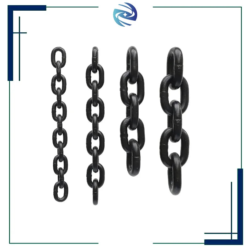 10mm 13mm Factory Black Hot DIP Galvanized Self Color Grade 80 En818-2 Alloy Steel Lifting G80 Chain