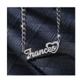 Hot DIY Stainless Steel Name Necklace with Link Chain Fashionable Gold Pendant Nameplate Classic Style for Parties and Gifts